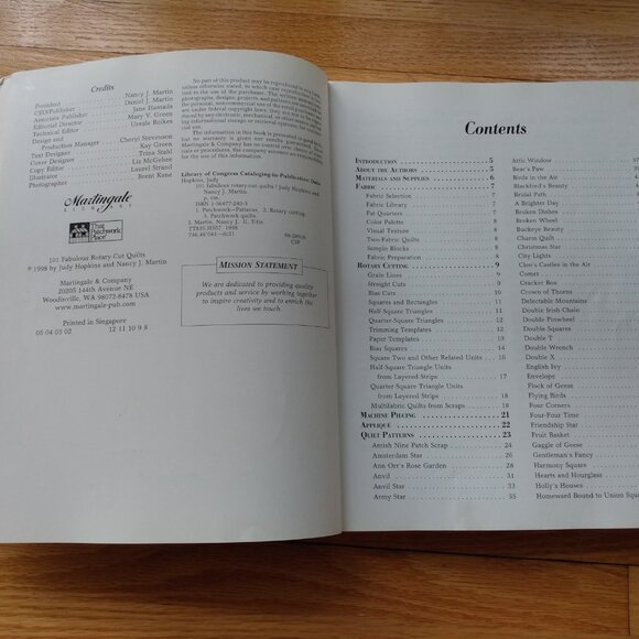 Vintage Quilting Pattern Book 101 Fabulous Rotary Cut Quilts Patchwork Place - Picture 5 of 16